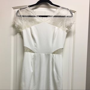 Gorgeous BCBG white lace dress. Size XS